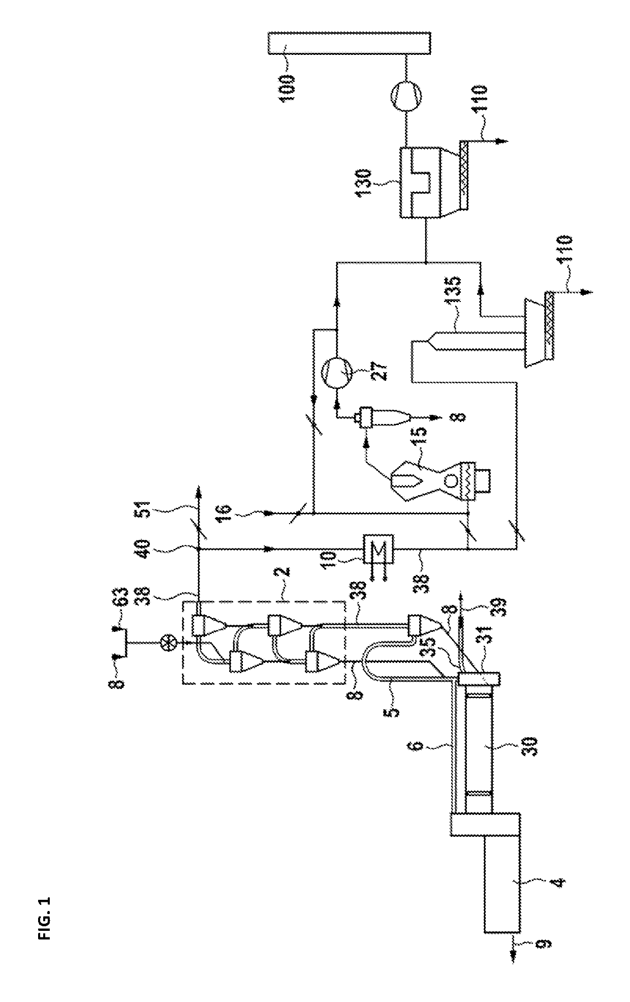 Cement clinker line and a method for operating a cement clinker line ...