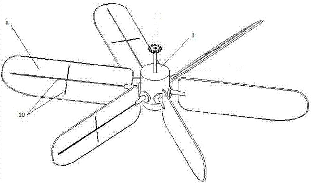 Flat water power generation device