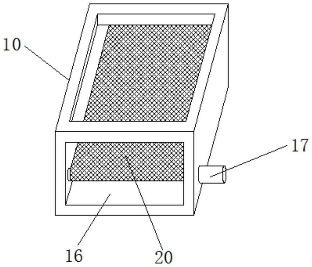 Cashmere carding device with impurity removal function