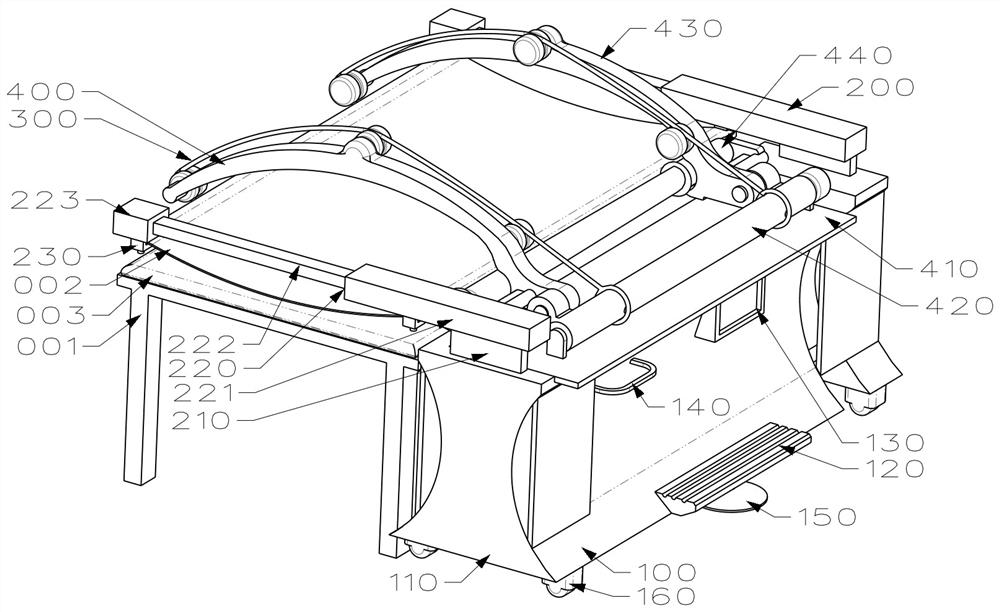 Safe patient transfer device for intensive care