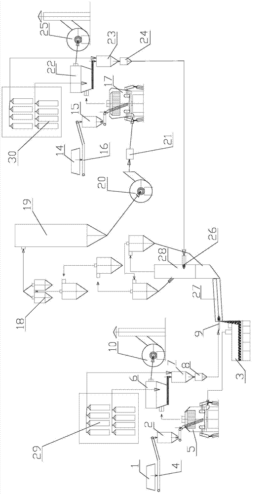 System and method for calcining cement clinker through lignite safely in large amount