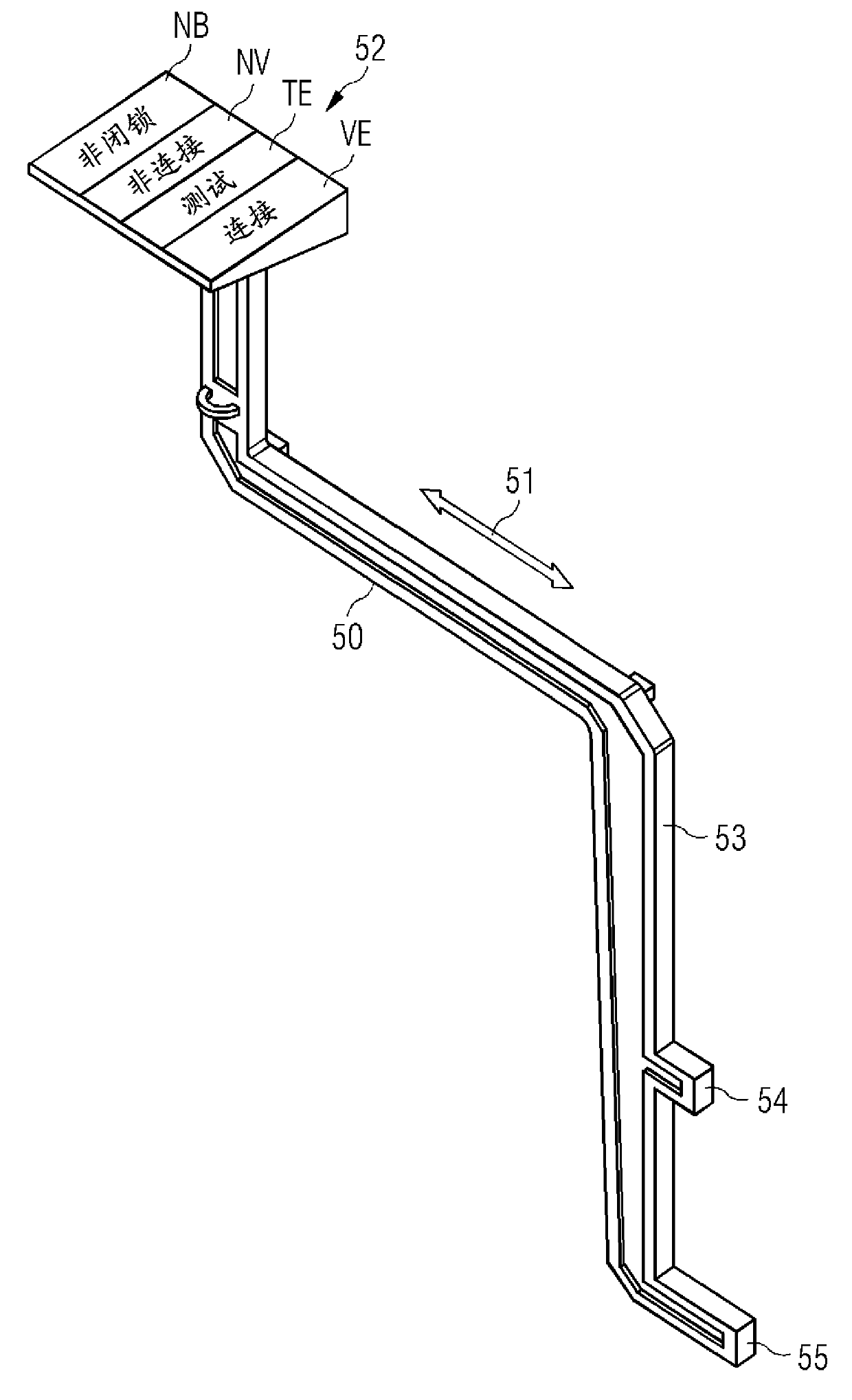 Plug connection frame for electrical plug-in switching device, and unit formed by plug connection frame and electrical plug-in switching device