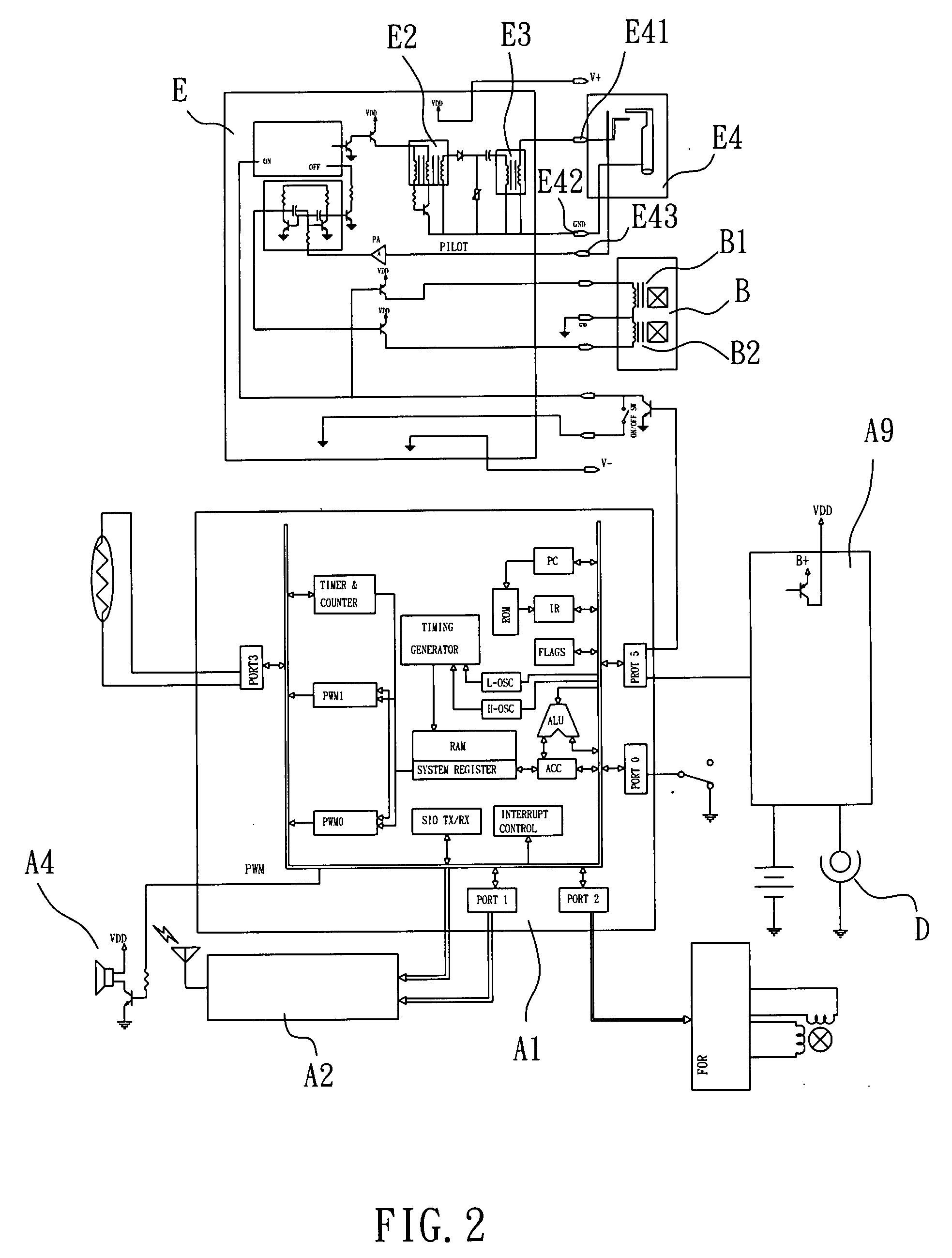 Device for remotely controlling ignition of a gas appliance by transmitting and receiving RF waves