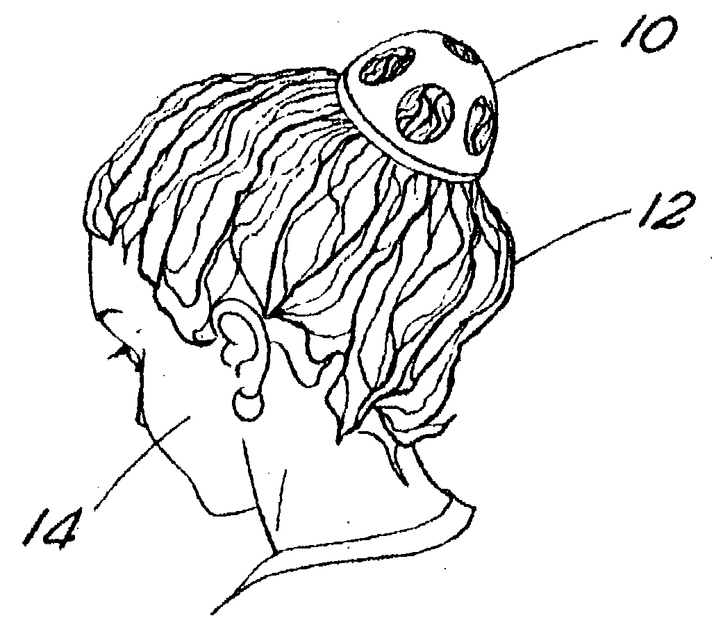 Hair holding and containment device