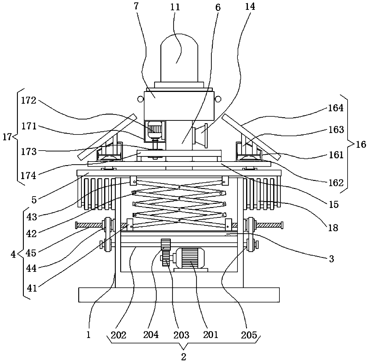 Beacon lamp with bird repelling assembly