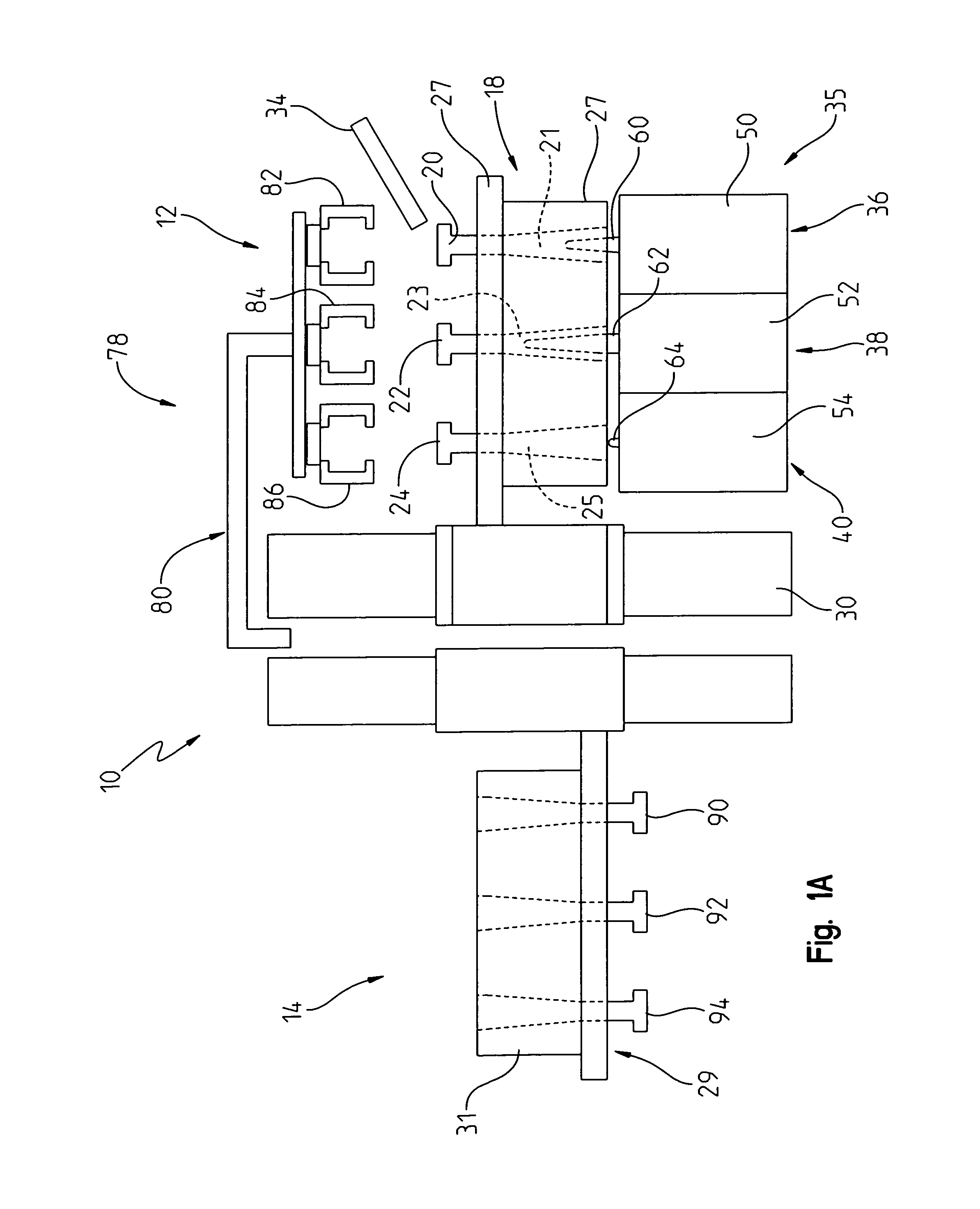 Quick connect coupler for glass container molding machine