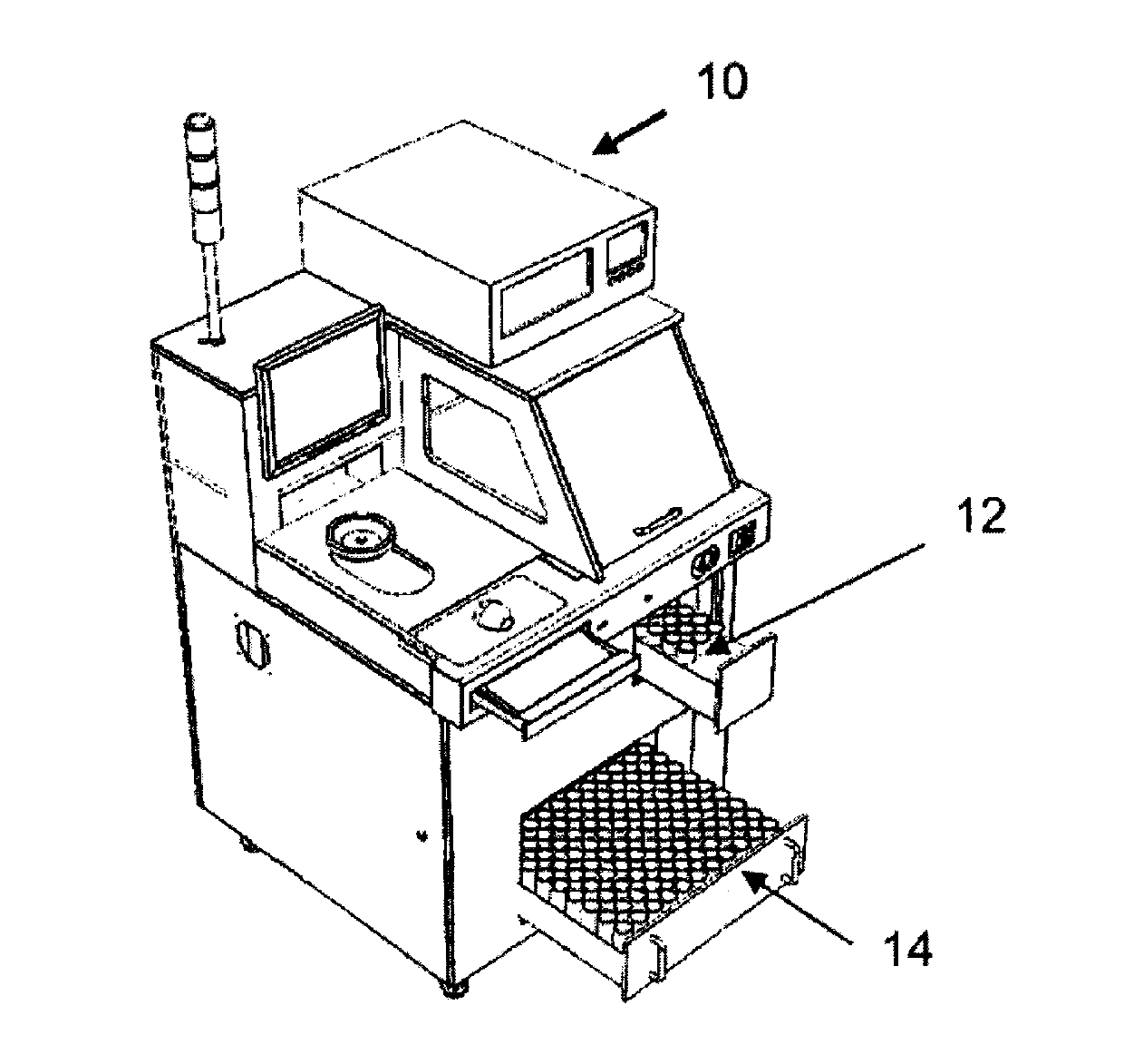 High-speed component distributing device