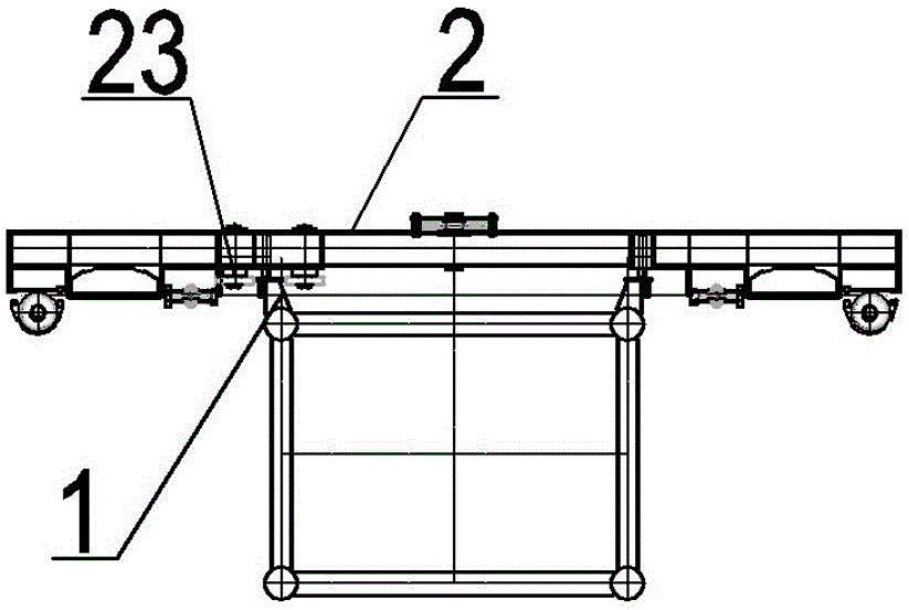 Angle-adjustable crane goods stabilizing system
