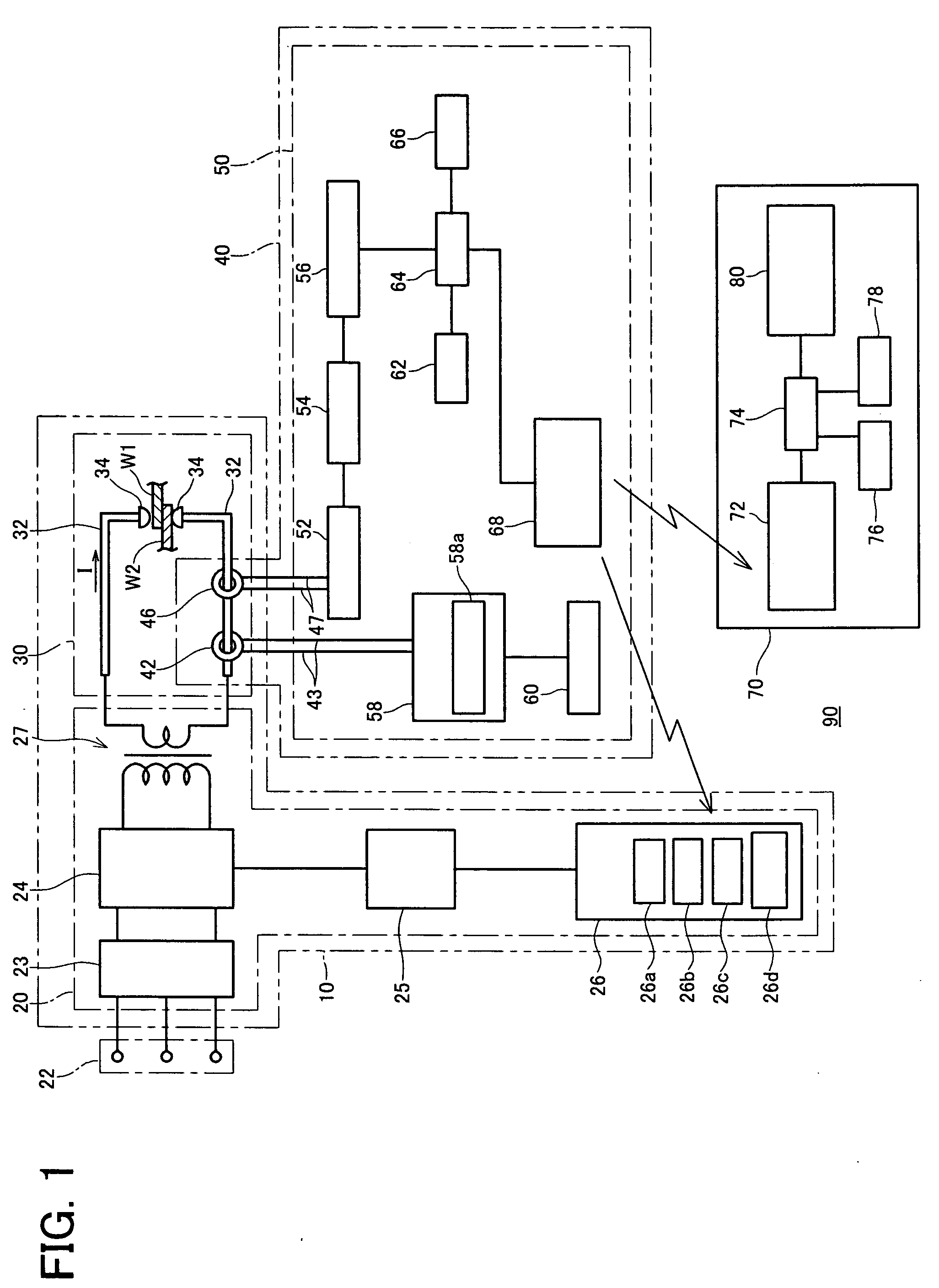 Welding state detecting and transmitting device for resistance-welding machine