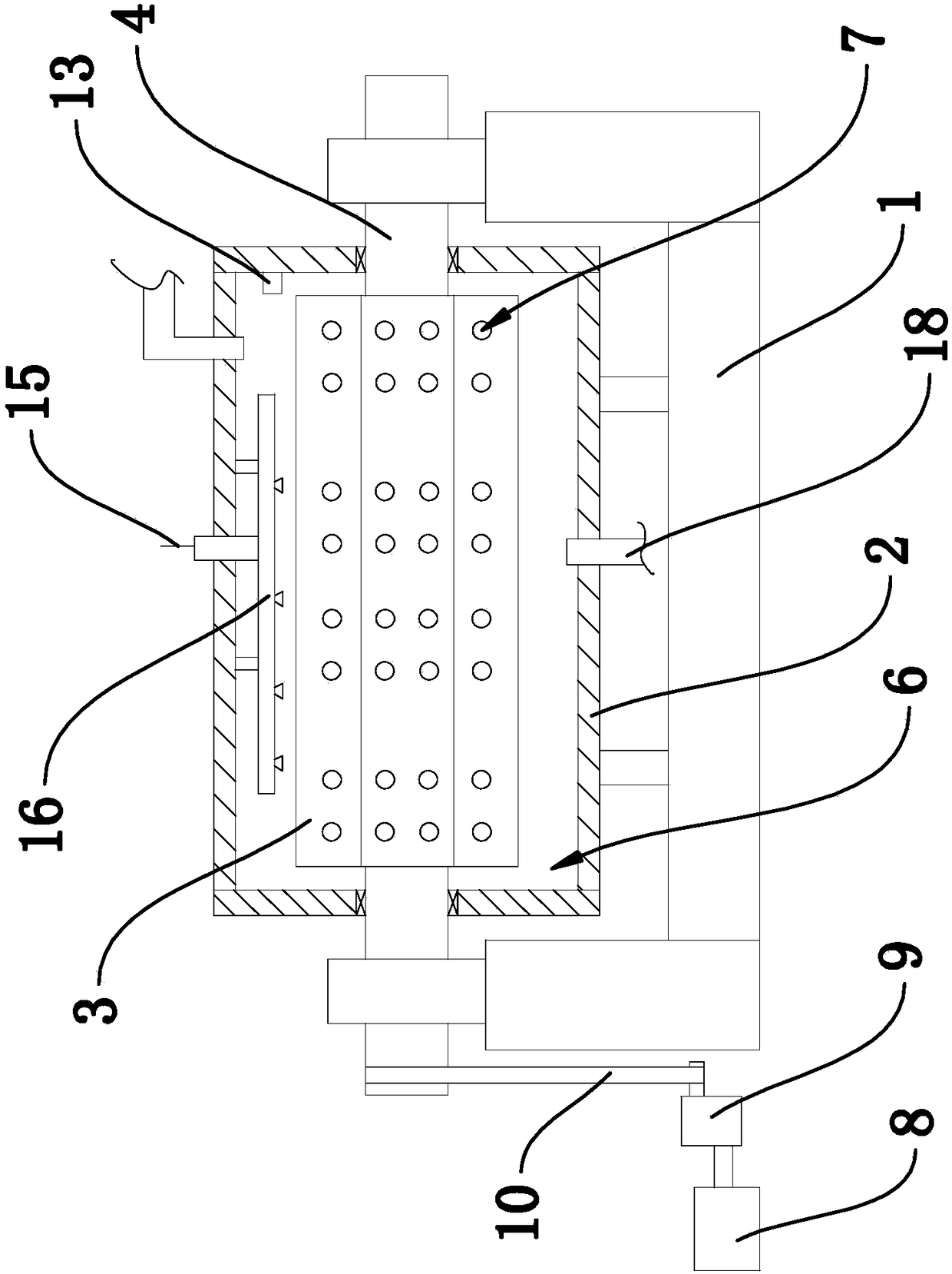 Anti-winding structure during leather cleaning treatment