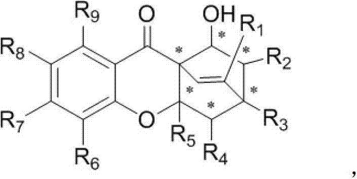 Application of dihydrochromone skeleton compound in preparation of medicine for treating malignant tumors