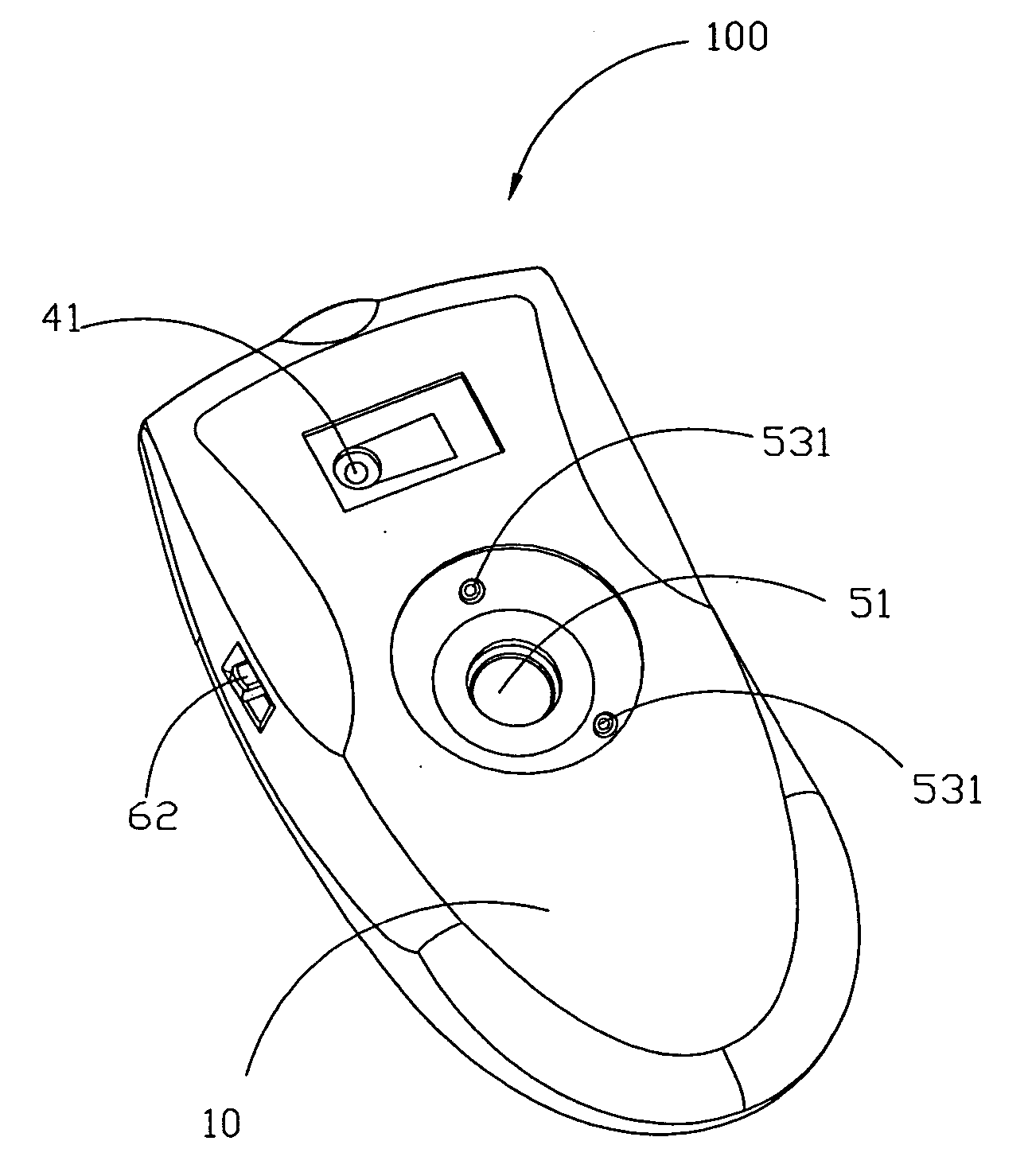 Mouse with image system and method for using the same