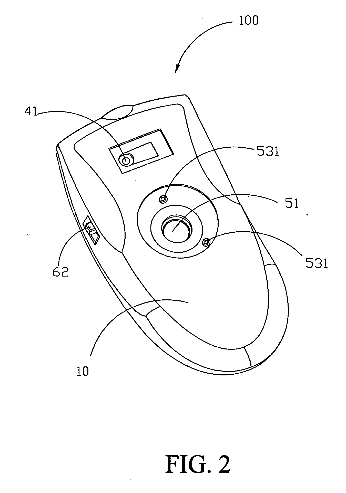 Mouse with image system and method for using the same