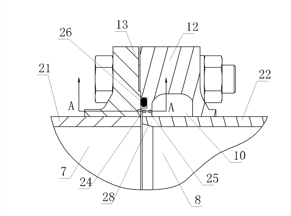 Large-flow liquid oxygen alcohol water vapor generator