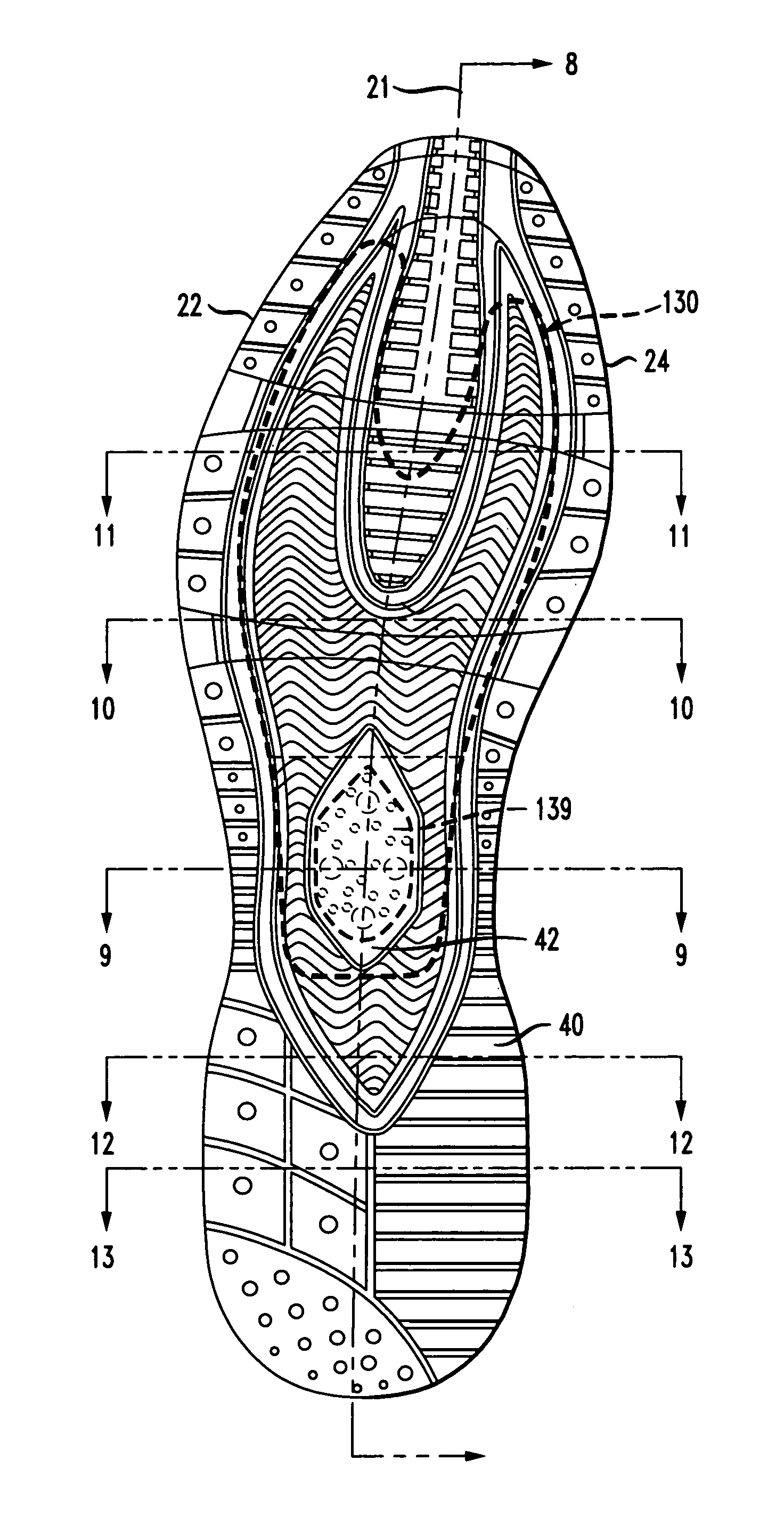 Article of footwear having an embedded plate structure