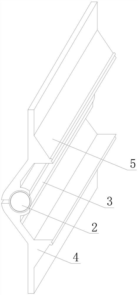 Automatic drainage type one-way valve for preventing water from entering