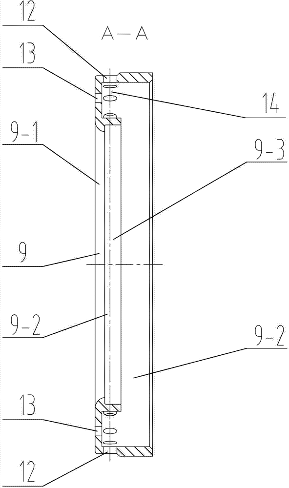Method for realizing machining of combustion-compression ring bushes by using combustion-compression ring bush cutting clamp