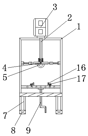 Attle-proof grinding device for machine casting