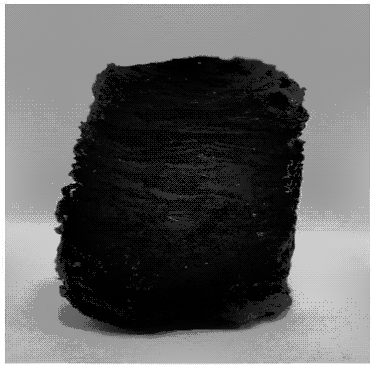 Graphene sponge used for enriching heavy metals or removing pollutants in water and preparation method of graphene sponge