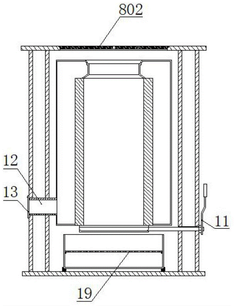 A household environment-friendly heating device