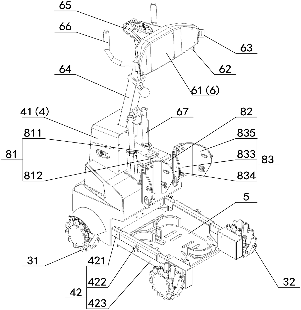 Assist robot without fixed seat and control method thereof