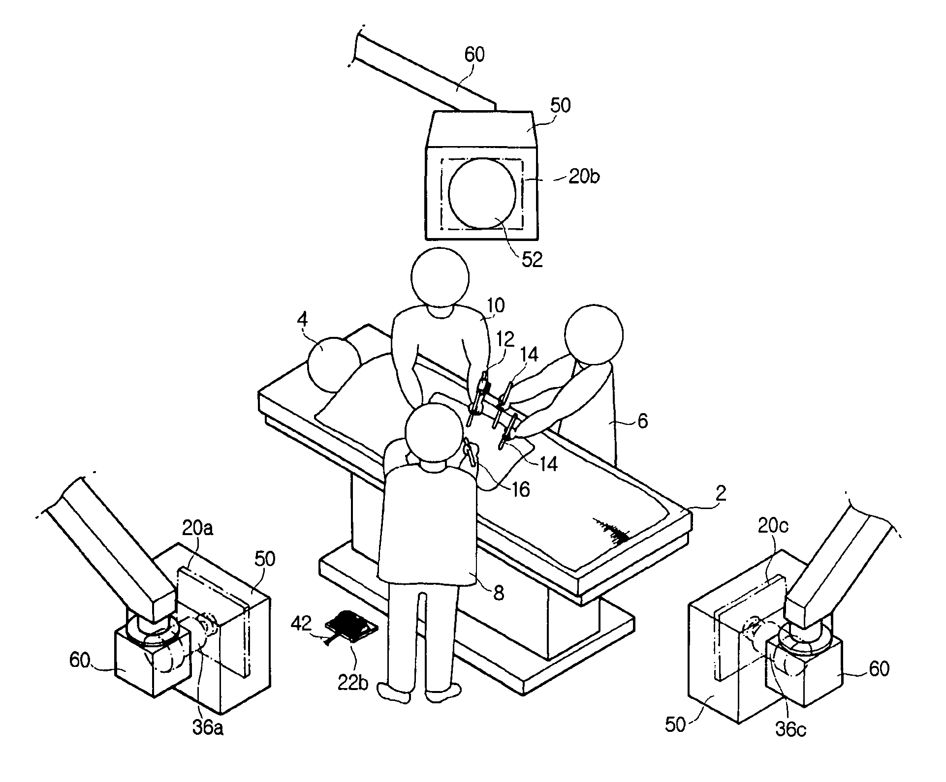 Monitoring apparatus for laparoscopic surgery and display method thereof