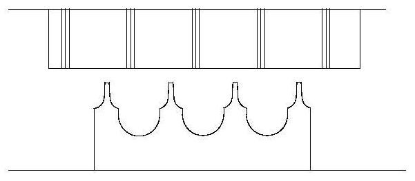 Grate tooth sealing structure