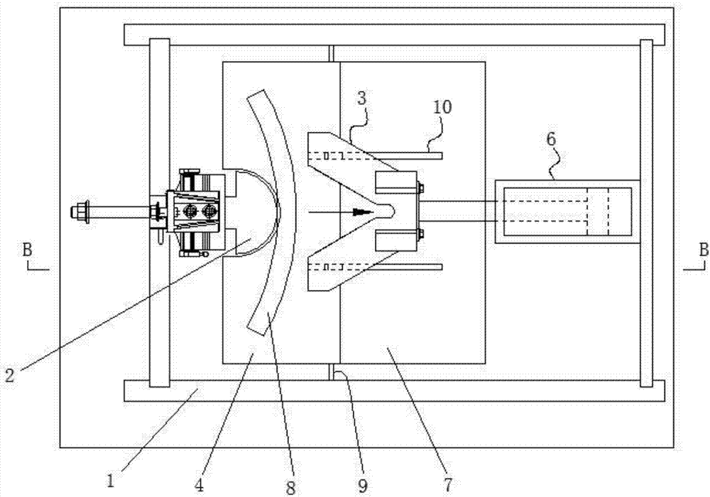 Horizontal steel tube bending machine