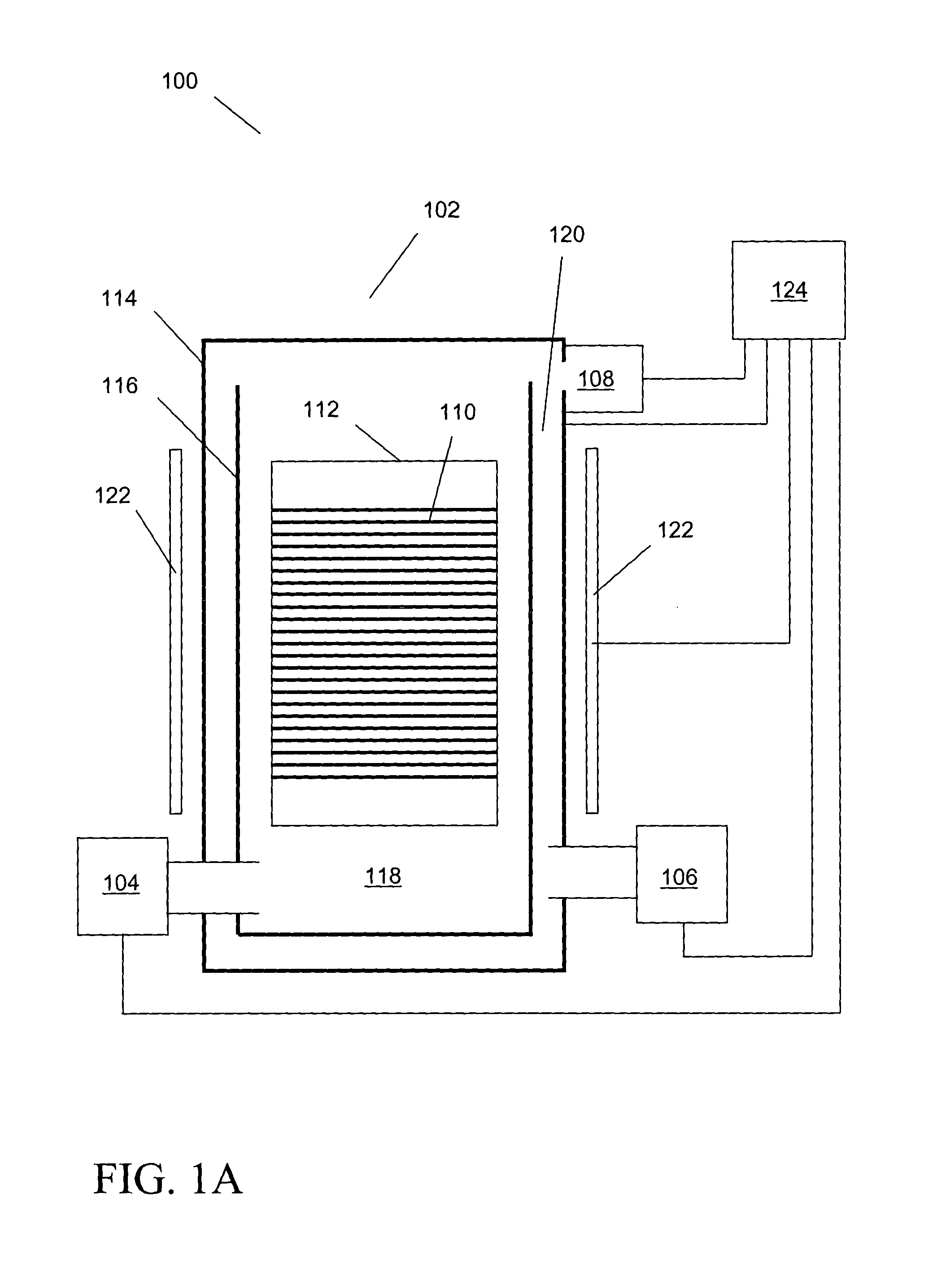 Formation of a metal-containing film by sequential gas exposure in a batch type processing system
