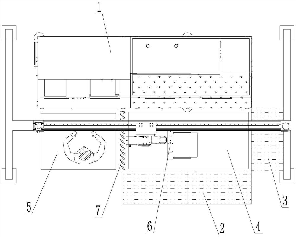 Compact type automatic pot matching machine