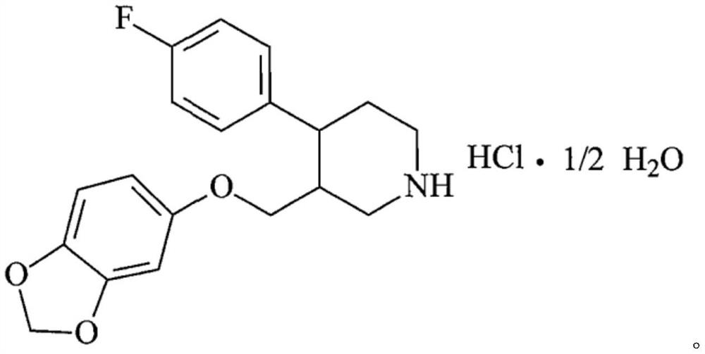 Paroxetine hydrochloride tablet and preparation method thereof