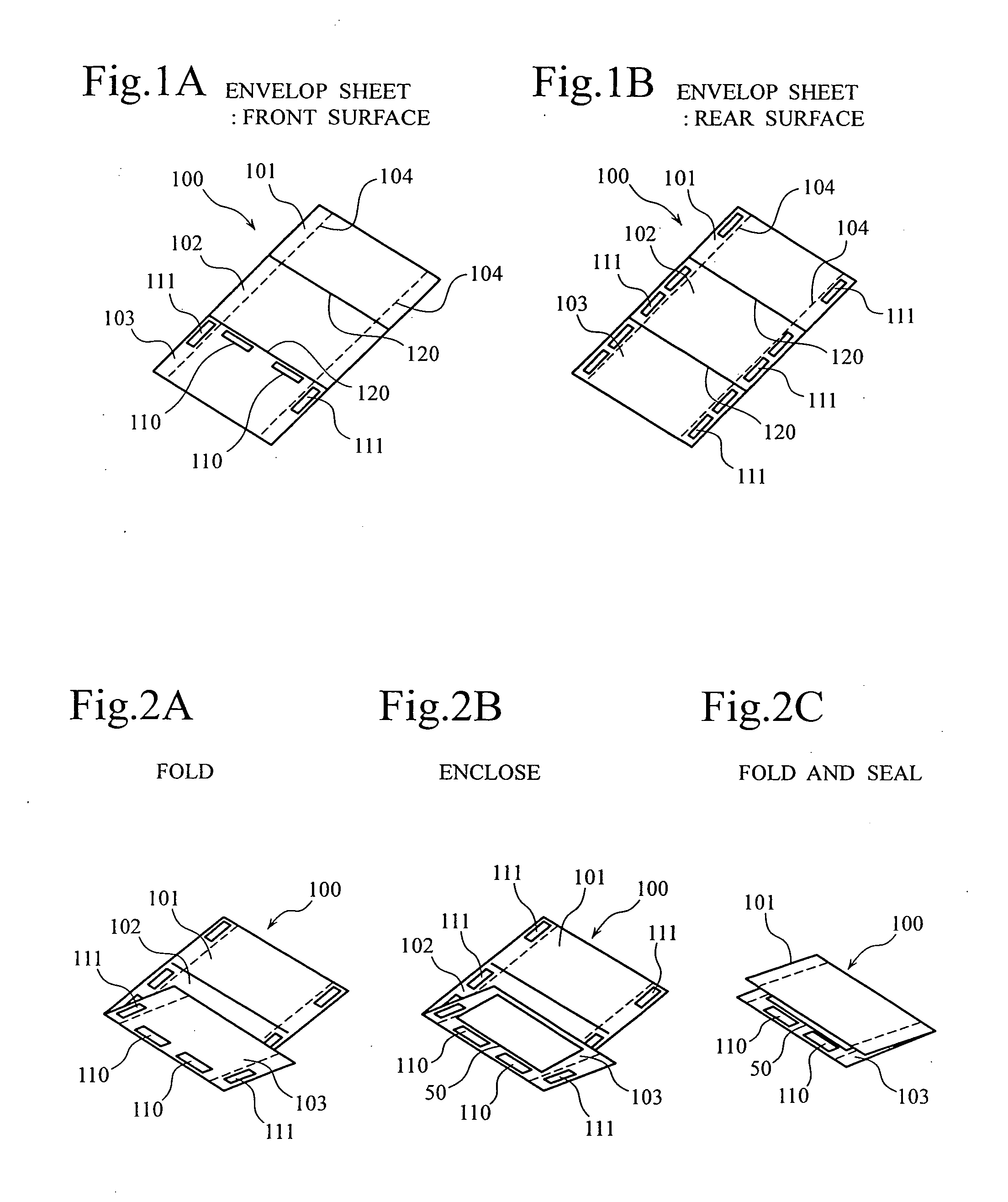 Sealed letter forming apparatus