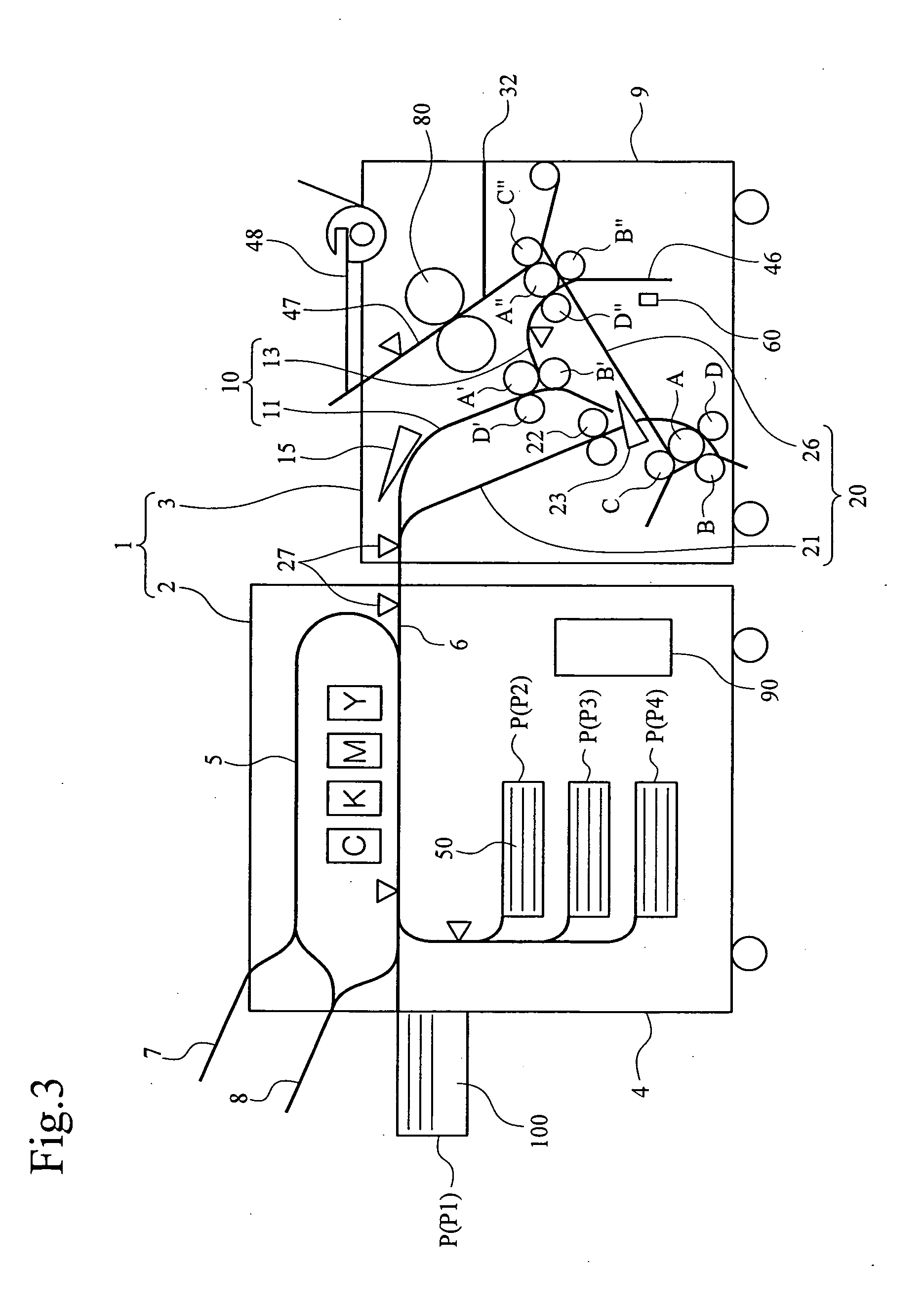 Sealed letter forming apparatus