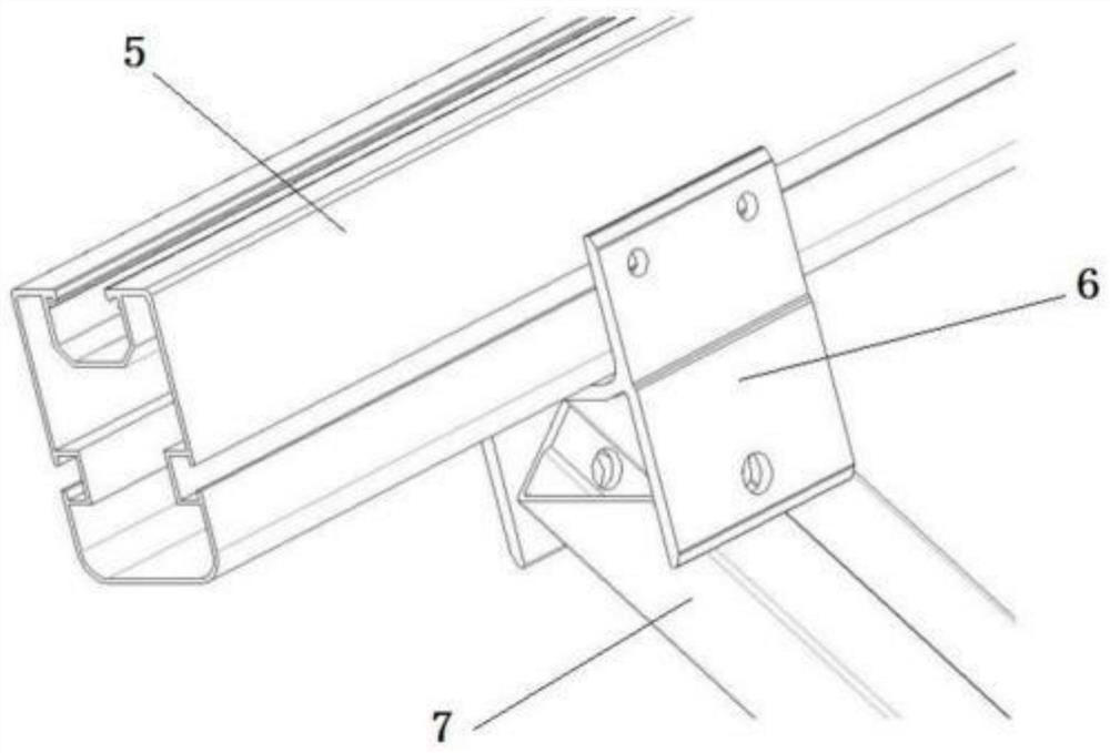 C-shaped steel frame table with high practicability