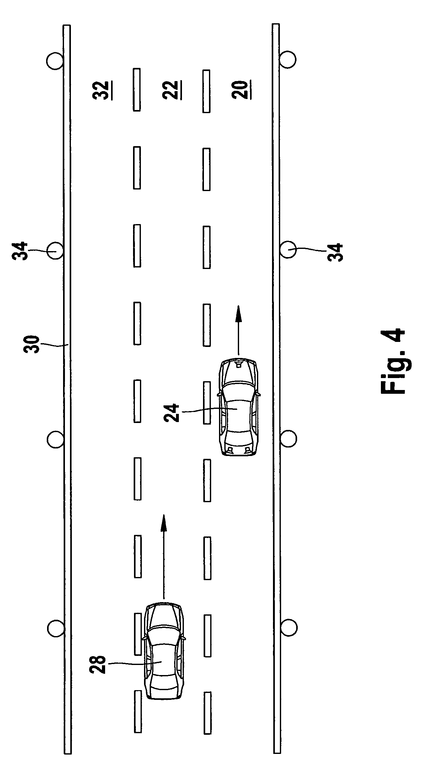 Lane-change assistant for motor vehicles