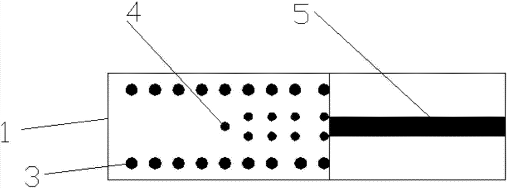 Terahertz substrate integrated waveguide-microstrip transition structure