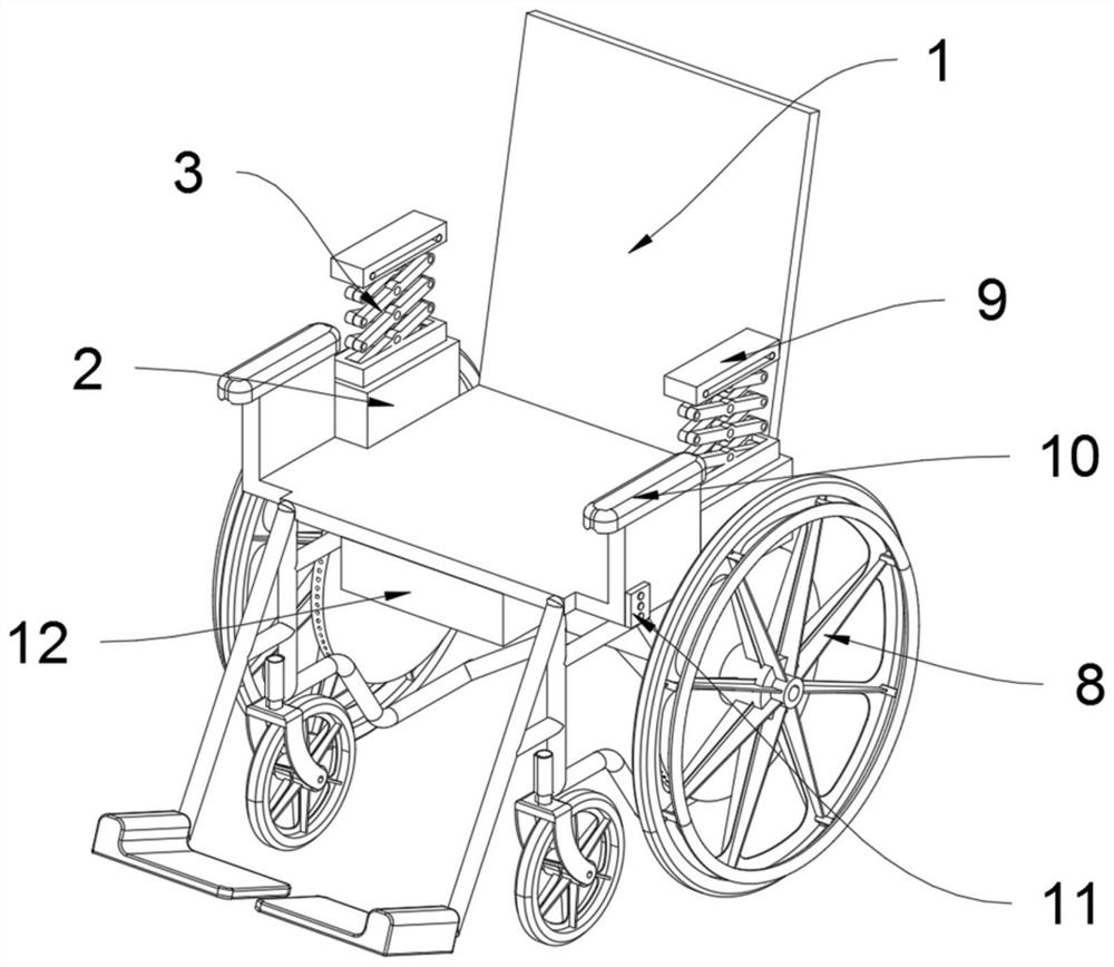 Surgical postoperative nursing getting-up device suitable for elderly patients