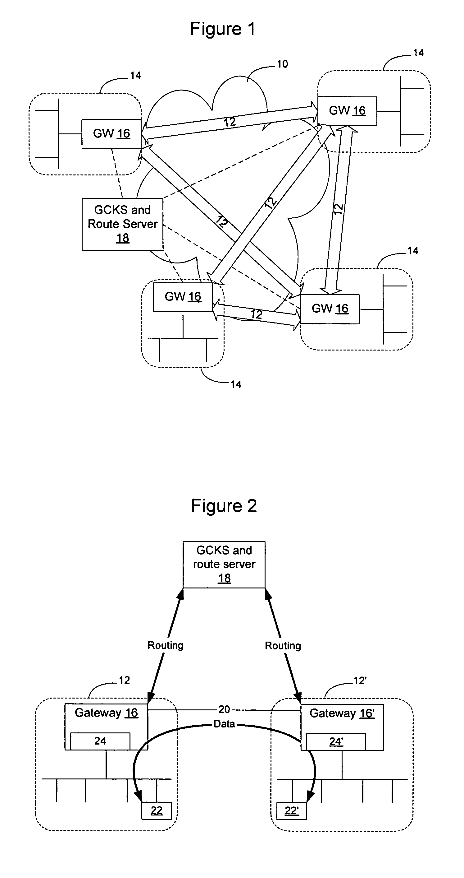 Method and apparatus for obtaining routing information on demand in a virtual private network