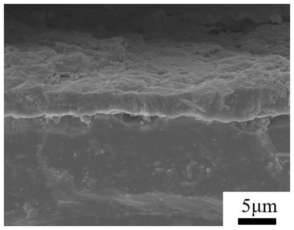 A protective film based on the corrosion resistance of metal niobium at high temperature and its preparation method
