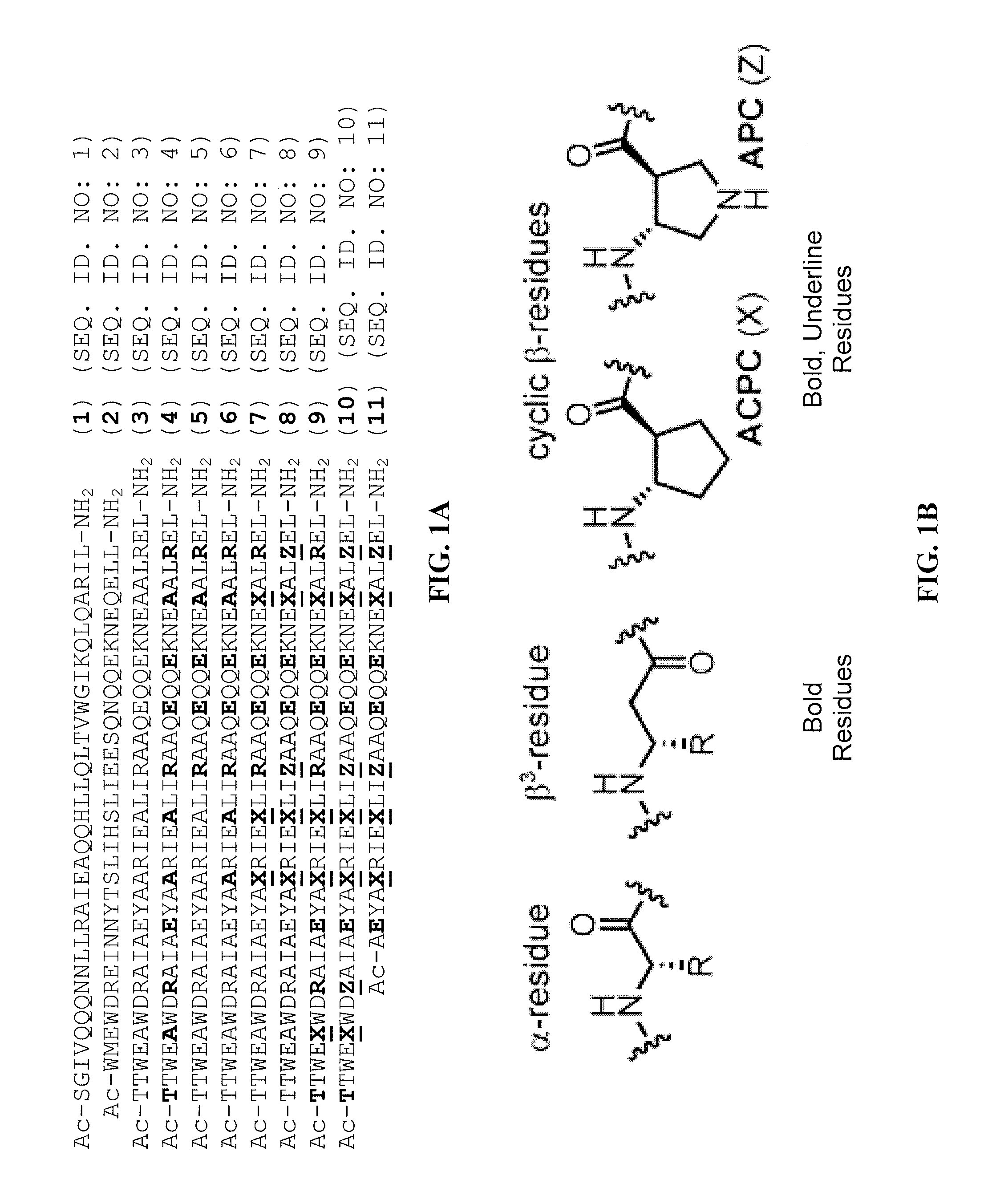 Method of making biologically active alpha-beta peptides