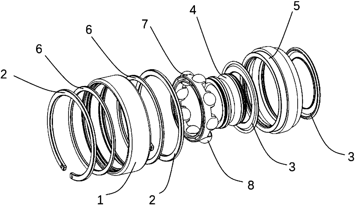 Rolling bearing assembly