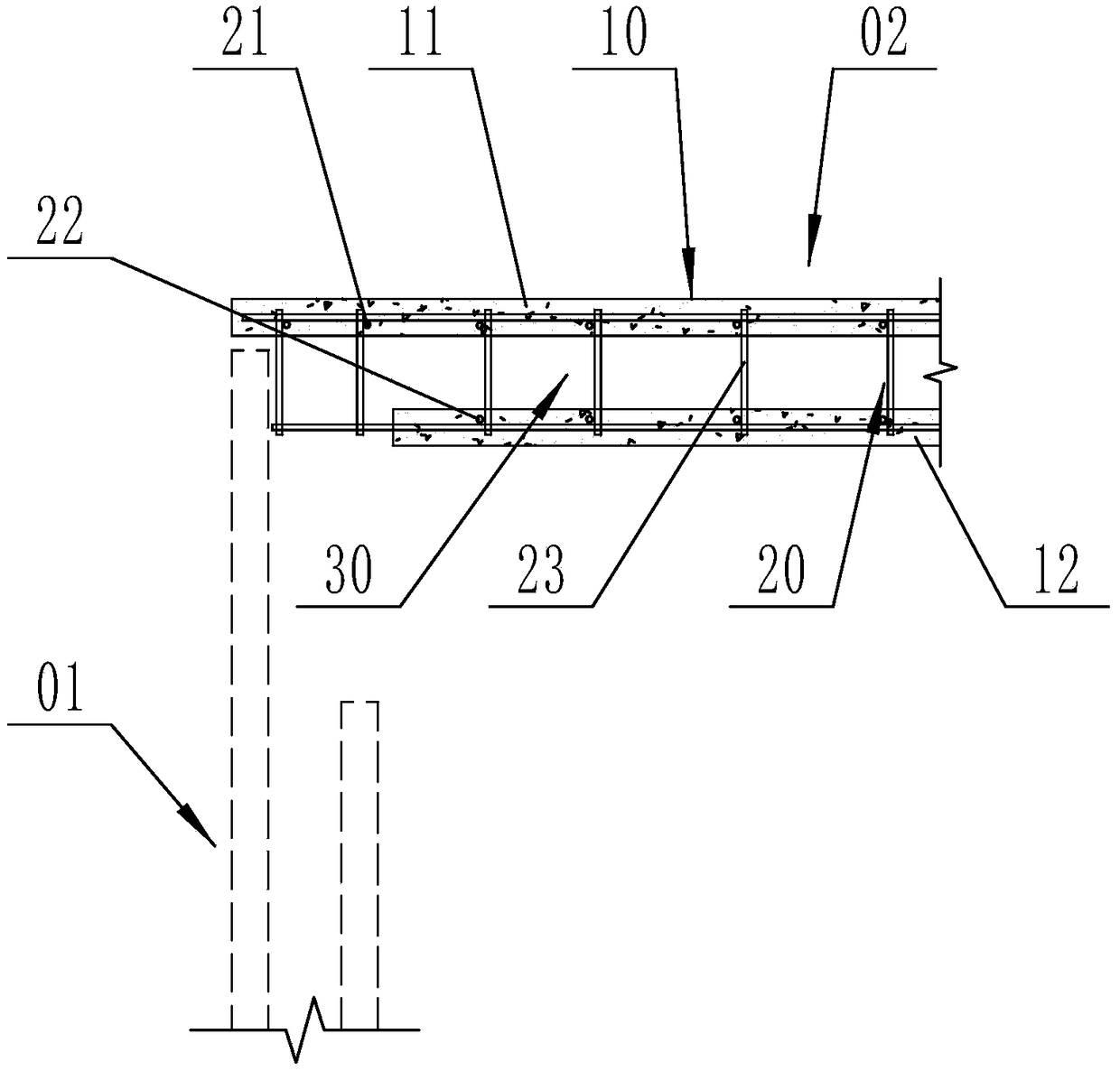 L-shaped wall connecting structure and assembly type building structure system
