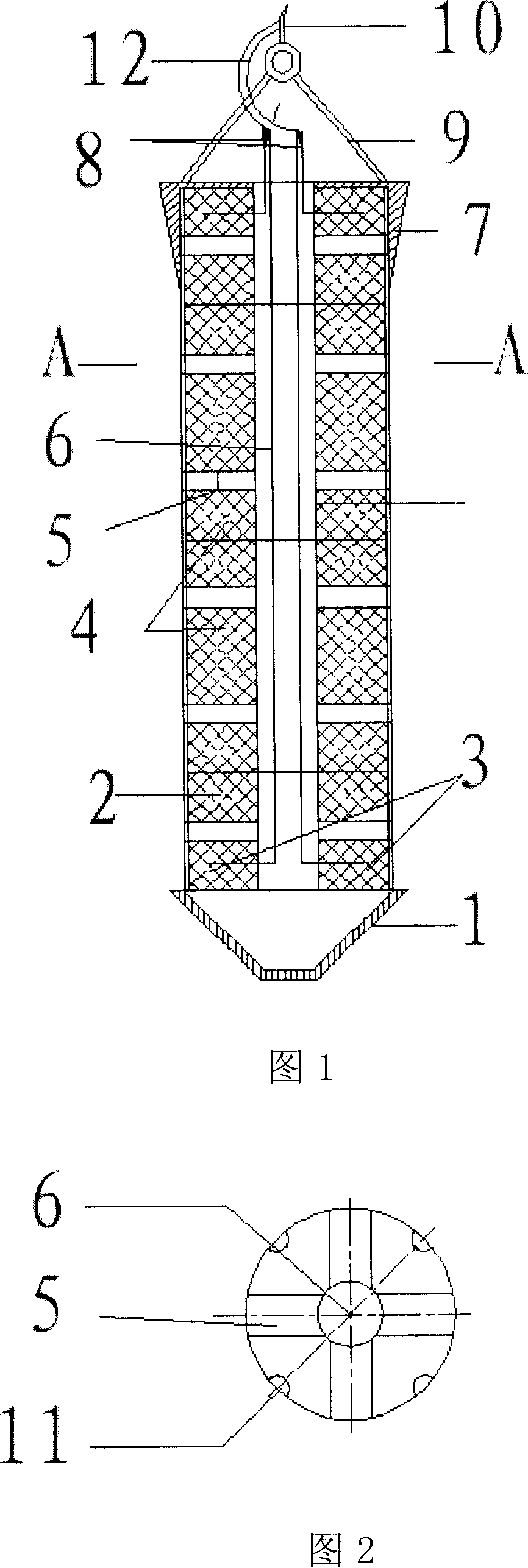 Sound wave shock and pulse combustion type pressing crack apparatus