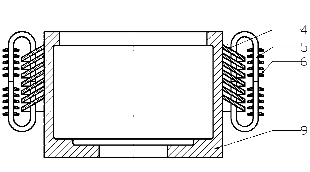 Heat pipe auxiliary type heat dissipation system for cooling bearing on high-temperature molten salt pump