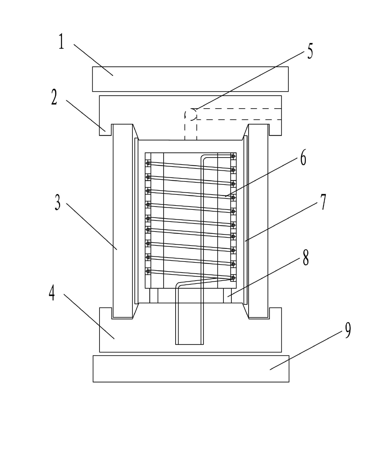 Internal heating and pressurizing pipe distortion rectification device and method