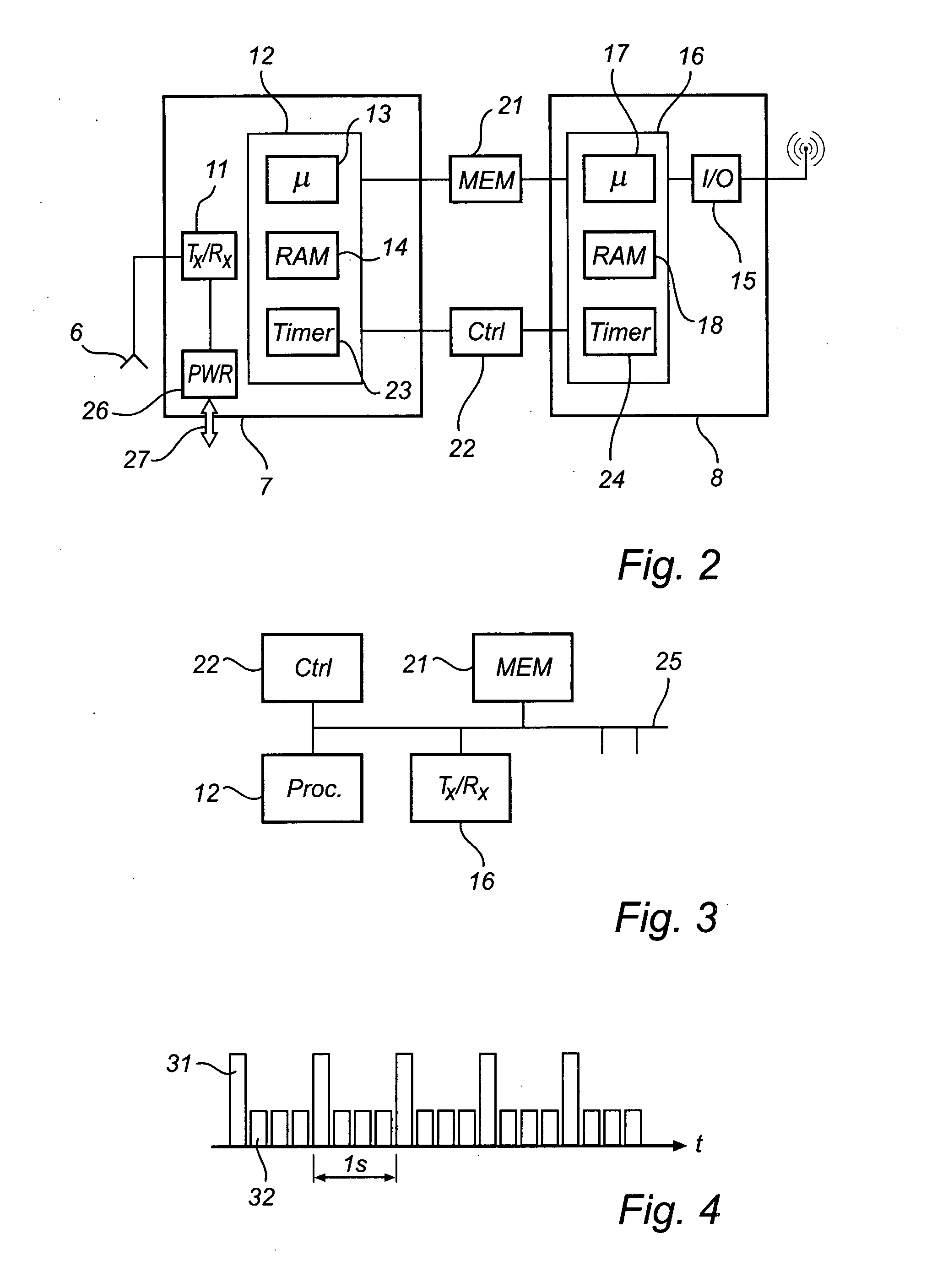 Process measurement instrument adapted for wireless communication