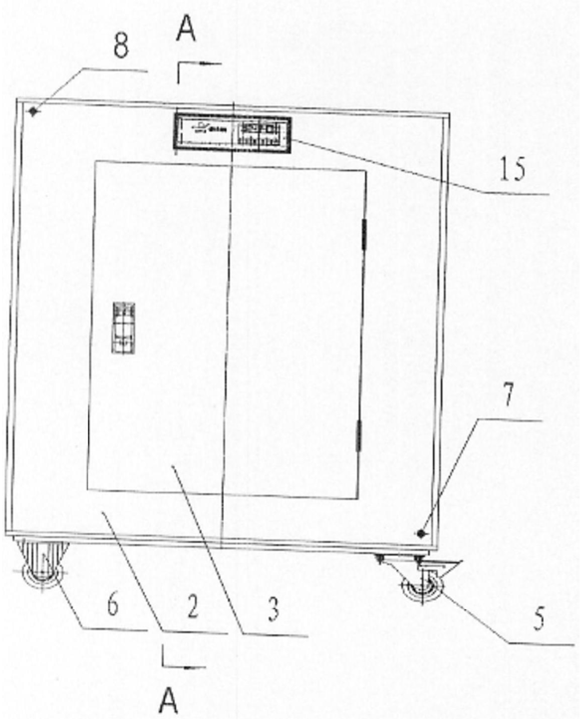 A storage cabinet for optoelectronic instruments
