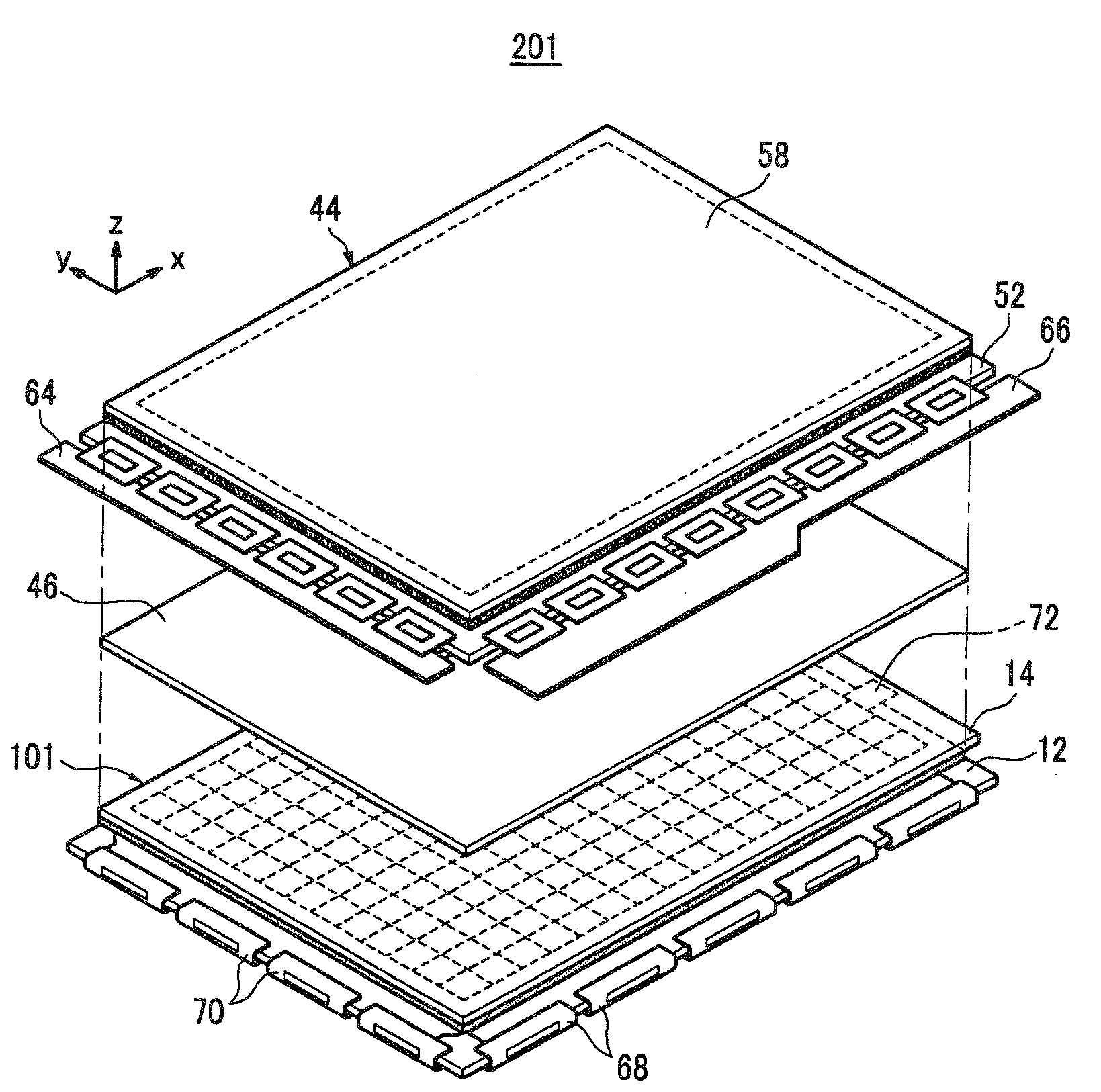 Light emission device and display device using the same as light source
