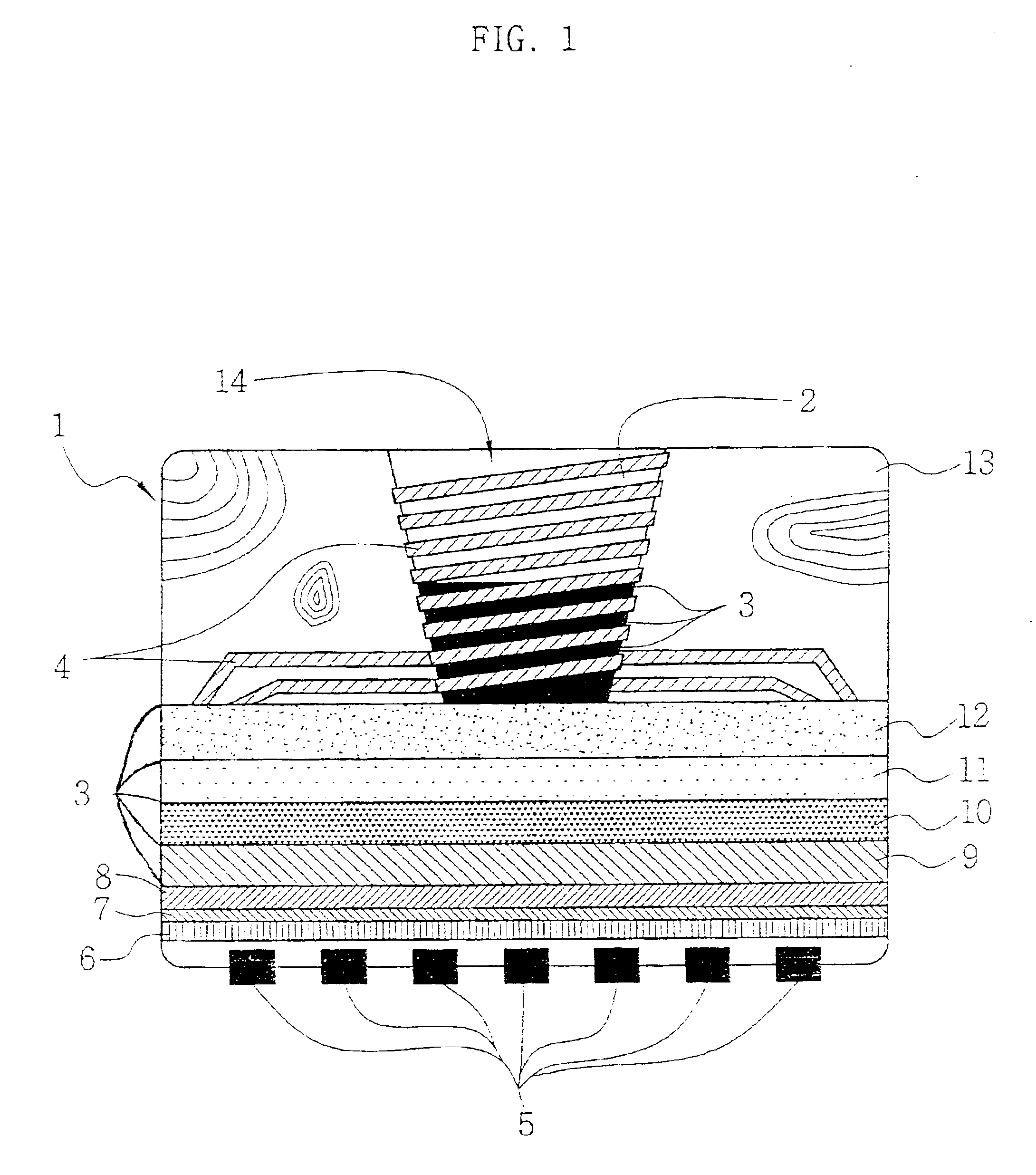 Mineral composition and method for manufacturing the same