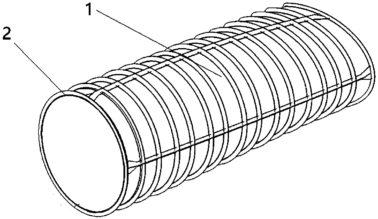 Composite material rotary body butt joint